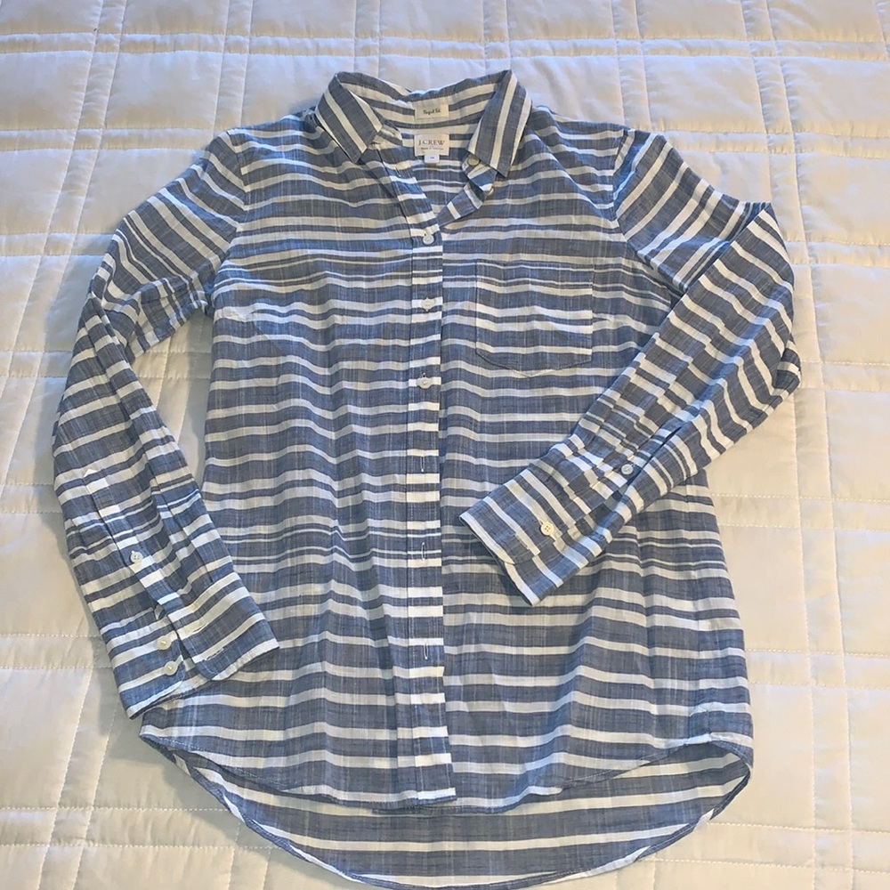 J. Crew women’s button down blouse